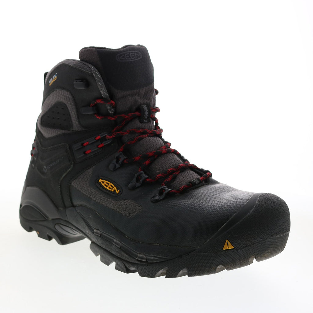 Keen ST. Paul 1021351 Mens Black Extra Wide 2E Leather Lace Up Work Bo ...