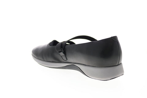 Sava Haely Leather S1880-001 Womens Black Canvas Mary Jane Flats Shoes