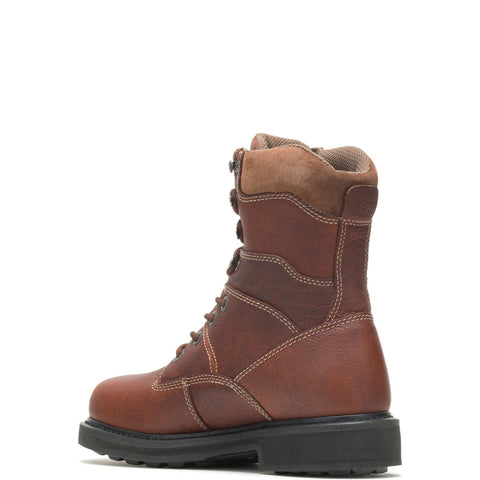 Wolverine Tremor DuraShocks 8 W04328 Mens Brown Leather Wide Work Boo Ruze Shoes