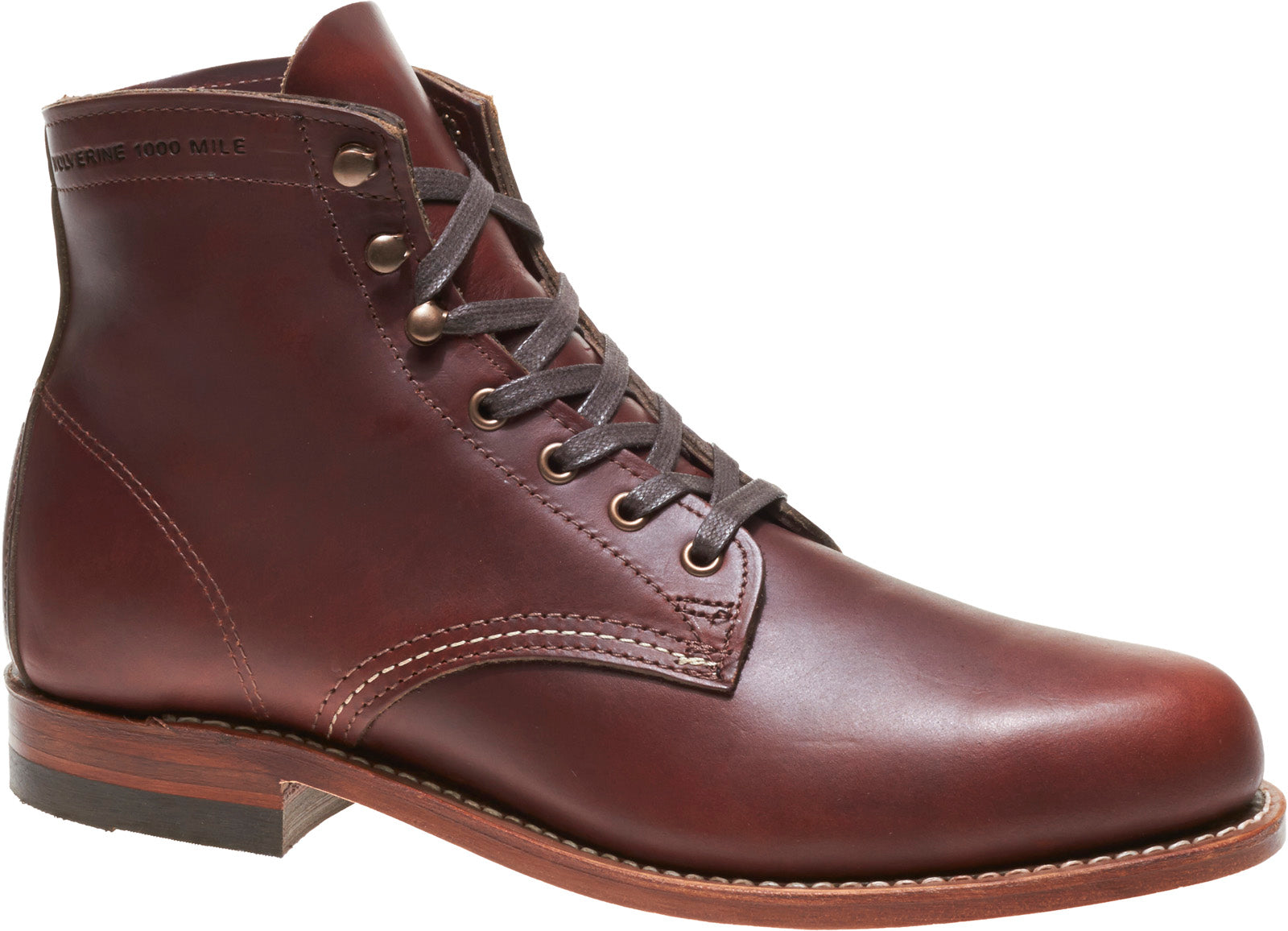 Wolverine 1000 Mile Boot W05299 Mens Brown Leather Casual Dress