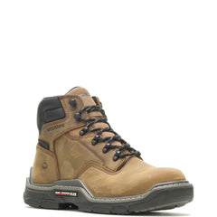 Wolverine Raider DuraShocks WP CarbonMax 6" Mens Brown Work Boots
