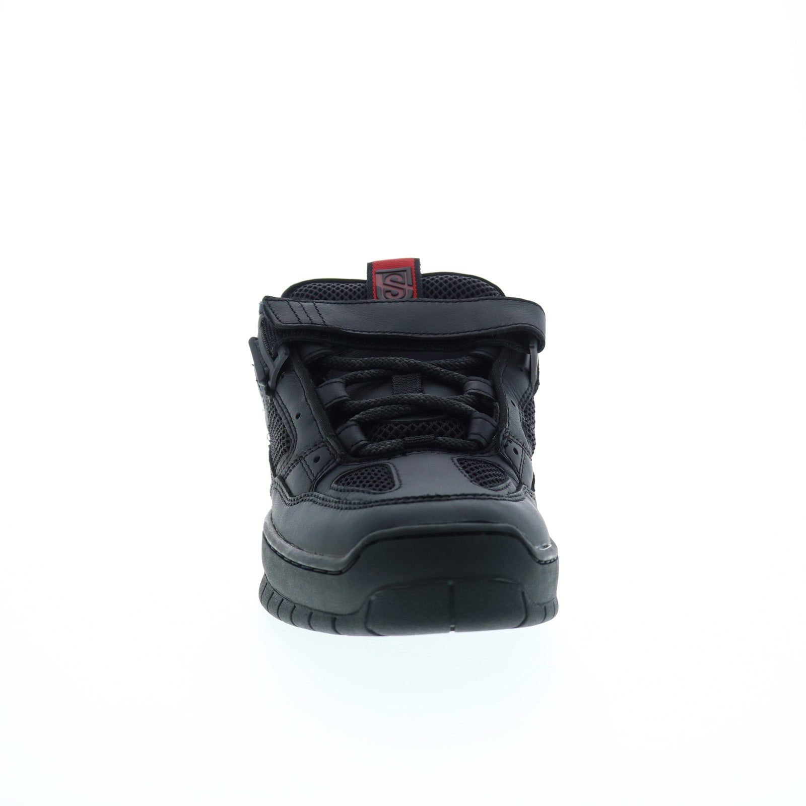 DC John Shanahan JS 1 ADYS100796-BLR Mens Black Leather Skate Sneakers -  Ruze Shoes