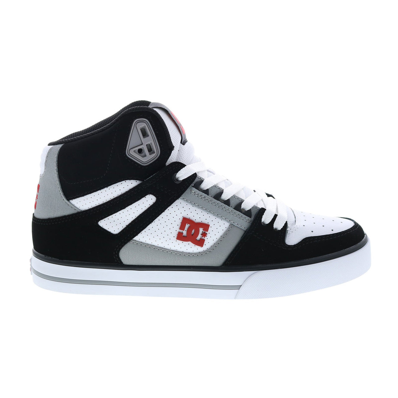 DC Pure High Top WC ADYS400043-XKWR Mens White Leather Skate Sneakers ...