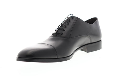 Bruno Magli Caymen BM600093 Mens Black Made In Italy Cap Toe