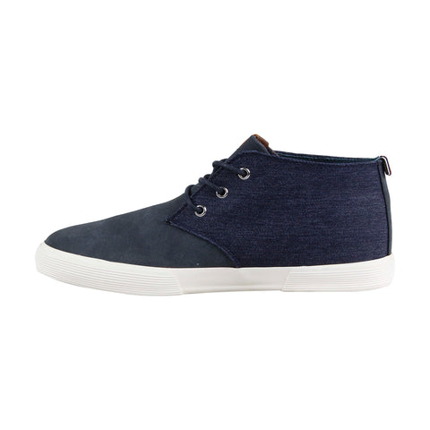 Ben Sherman Bristol Chukka BNM00160 Mens Blue Leather Lifestyle Sneakers Shoes