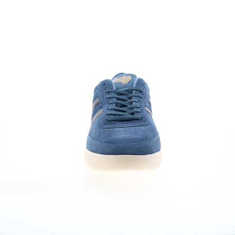 Gola Inca Suede CMA687 Mens Blue Suede Lace Up Lifestyle Sneakers Shoes