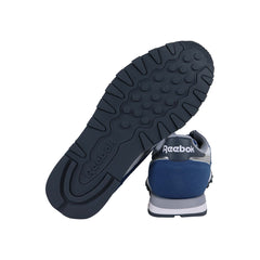 Reebok Classic Leather Mens Blue Mesh & Suede Low Top Lace Up Sneakers Shoes