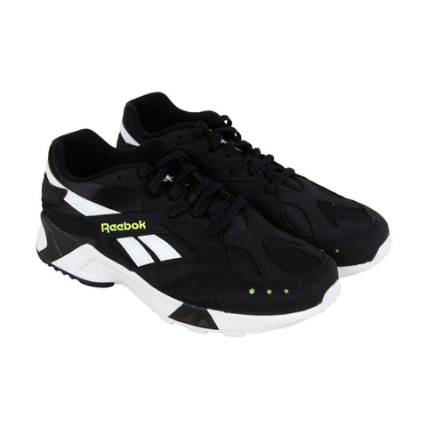 Oppositie industrie repertoire Reebok Aztrek CN7188 Mens Black Leather Low Top Lace Up Lifestyle Snea -  Ruze Shoes
