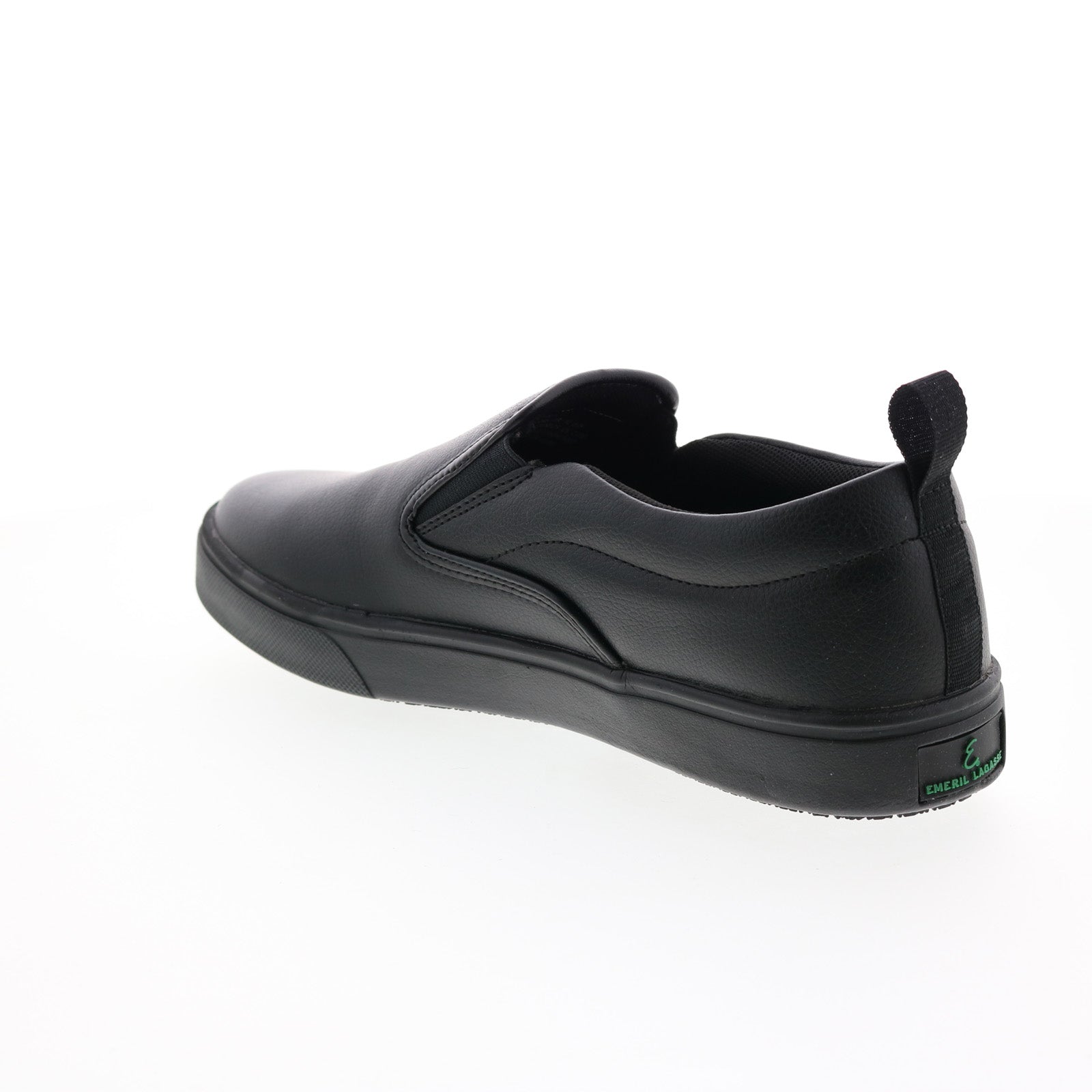 Emeril Lagasse Royal Leather Slip Resistant Mens Black Wide