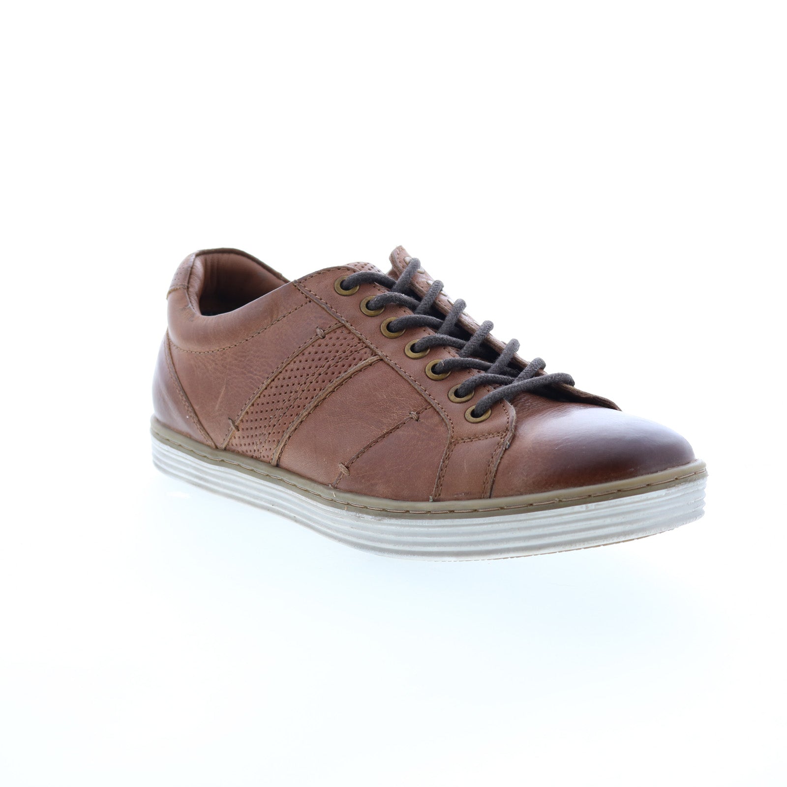 Roan by Bed Stu Eli F800406 Mens Brown Leather Lifestyle Sneakers