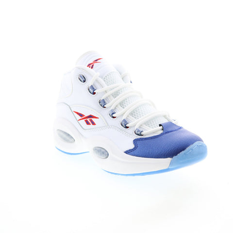 Reebok Question Mid GX0227 Mens White Leather Athletic Basketball