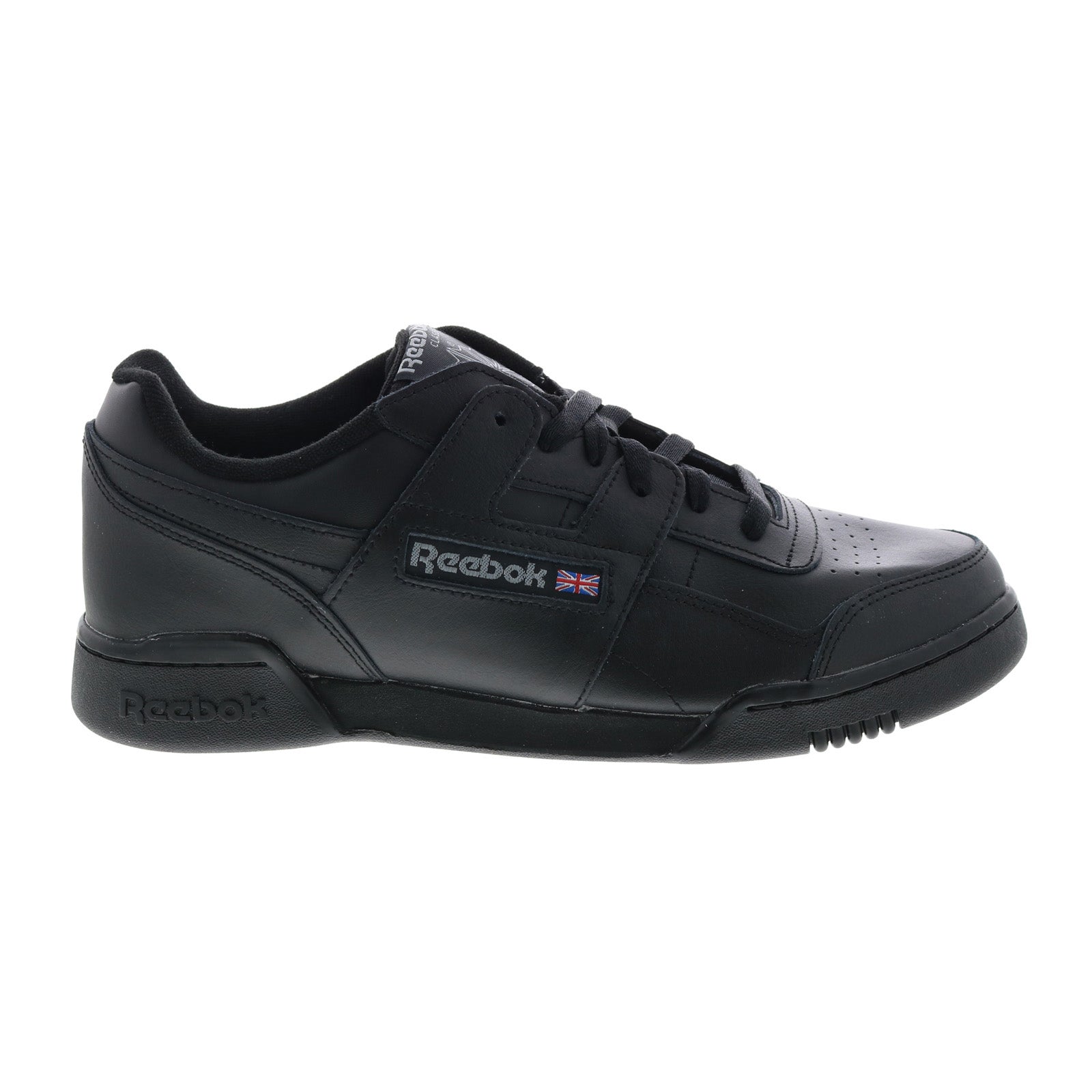 achtergrond opstelling zwaan Reebok Workout Plus HP5910 Mens Black Leather Lifestyle Sneakers Shoes -  Ruze Shoes