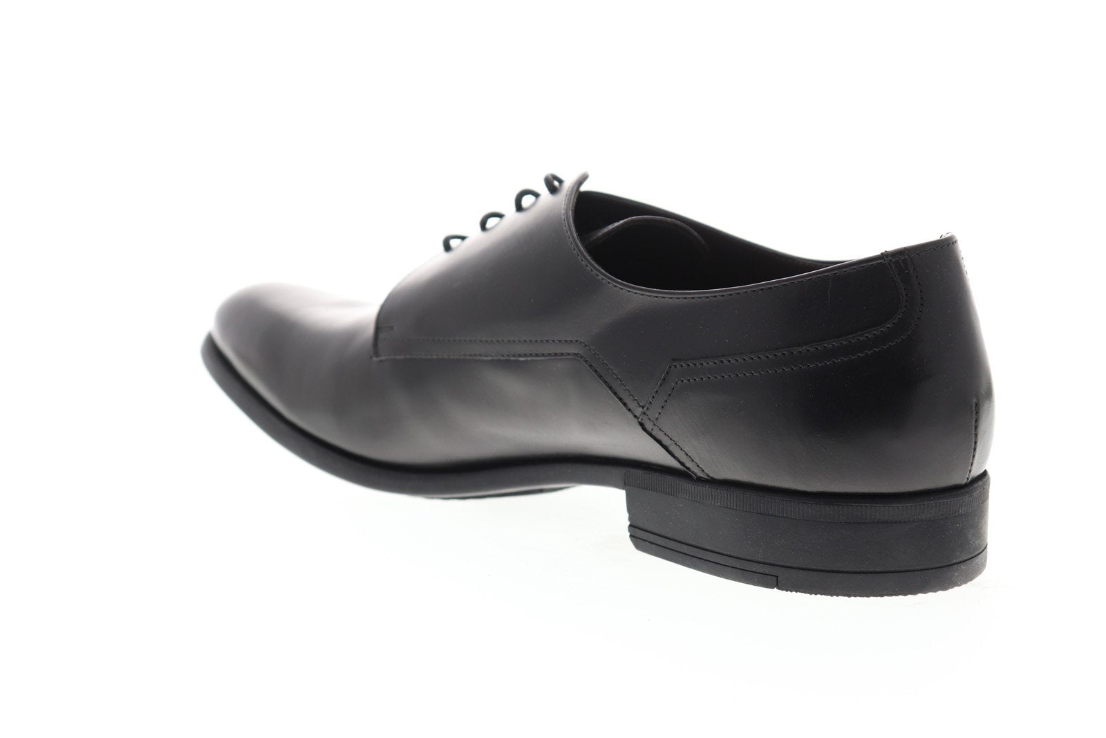 Bruno Magli Maitland Mens Black Leather Made In Italy Plain Toe