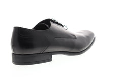 Bruno Magli Maitland Mens Black Leather Made In Italy Plain Toe