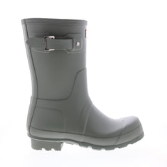 Hunter Original Short Boot MFS9000RMA-DKG Men Gray Rain Boots