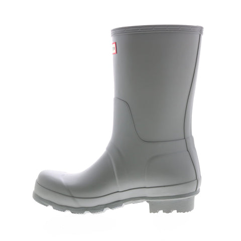 Hunter Original Short Boot MFS9000RMA-DKG Men Gray Rain Boots