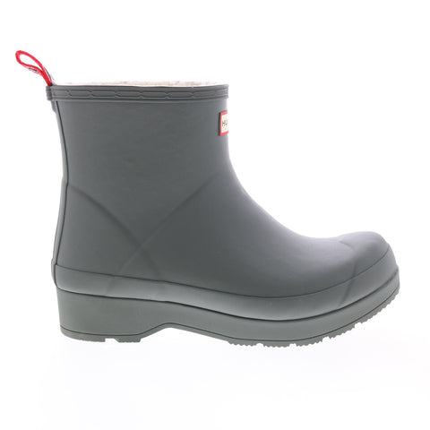 Hunter Play Short Insulated Boot MFS9144RMA-UBY Men Gray Rain Boots