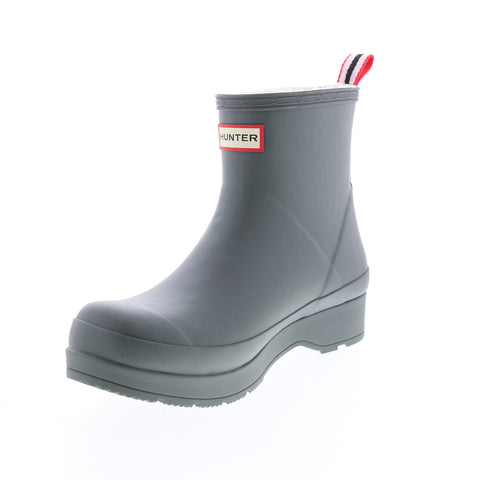 Hunter Play Short Insulated Boot MFS9144RMA-UBY Men Gray Rain Boots