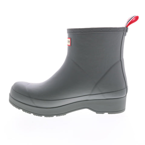 Hunter Play Short Insulated Boot MFS9144RMA-UBY Men Gray Rain Boots