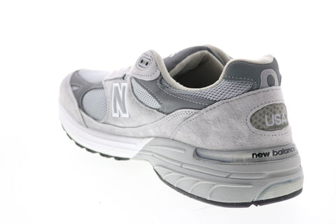 New Balance 993 MR993GL Mens Gray Wide Suede Lifestyle Sneakers Shoes