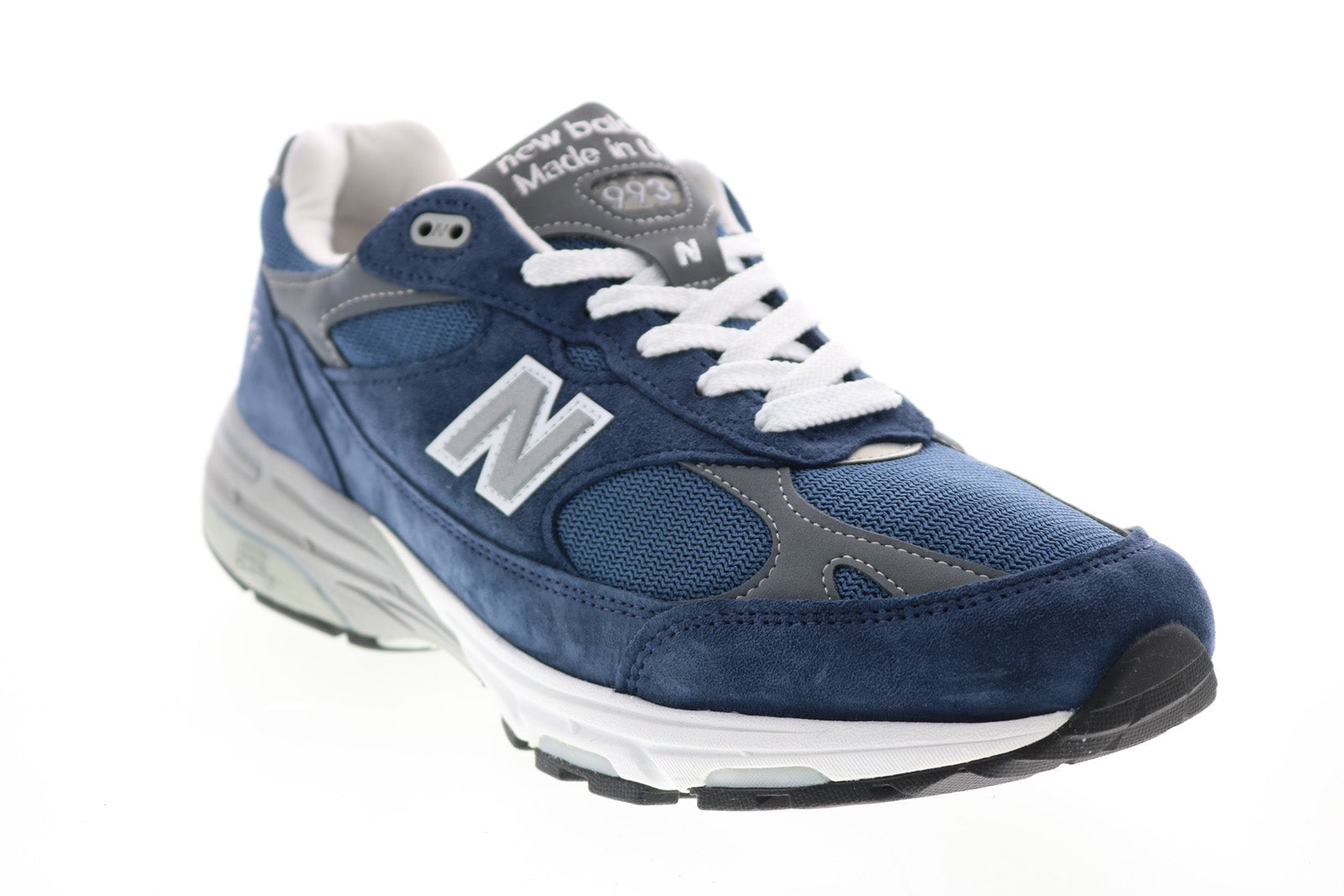 New Balance 993 MR993VI Mens Blue Suede Lifestyle Sneakers Shoes