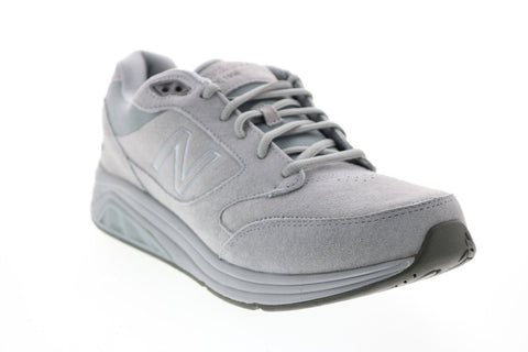 New Balance MW928GY3 Mens Gray Narrow Suede Athletic Walking Shoes