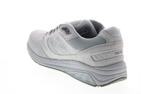 New Balance MW928GY3 Mens Gray Narrow Suede Athletic Walking Shoes