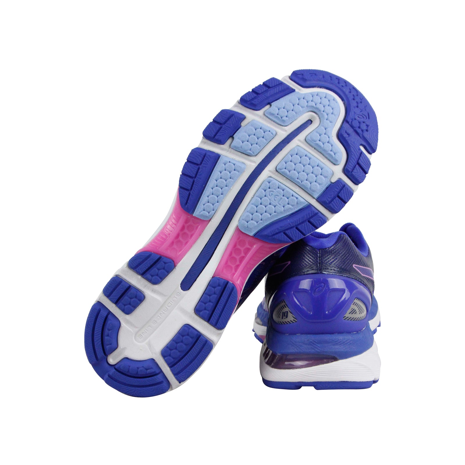 Huiswerk per ongeluk Kliniek Asics Gel Nimbus 19 T750N-4832 Womens Blue Mesh Low Top Athletic Runni -  Ruze Shoes