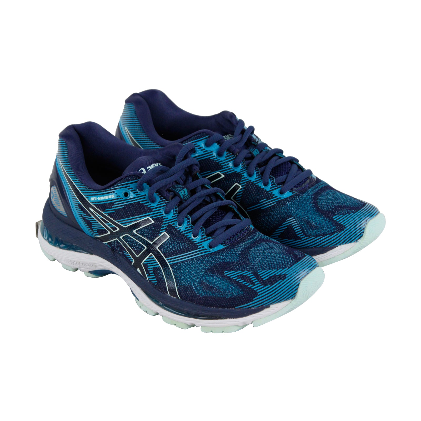 Asics gel nimbus 19 women's shoes insignia on sale blue/sea/b