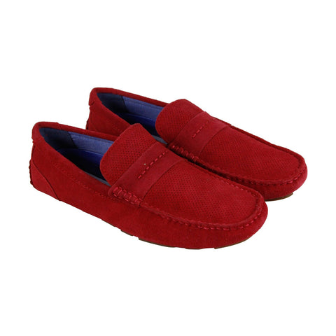 Red steve hot sale madden loafers