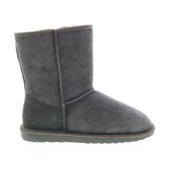 EMU Australia Stinger Lo W10002 Womens Gray Suede Casual Dress Boots