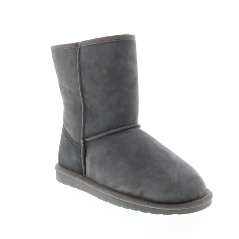 EMU Australia Stinger Lo W10002 Womens Gray Suede Casual Dress Boots