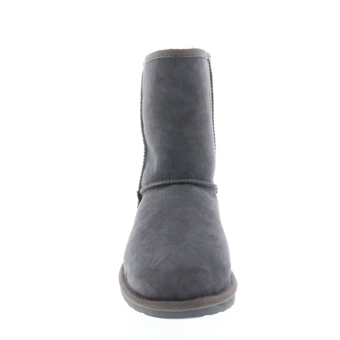 EMU Australia Stinger Lo W10002 Womens Gray Suede Casual Dress Boots