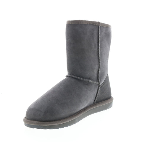 EMU Australia Stinger Lo W10002 Womens Gray Suede Casual Dress Boots