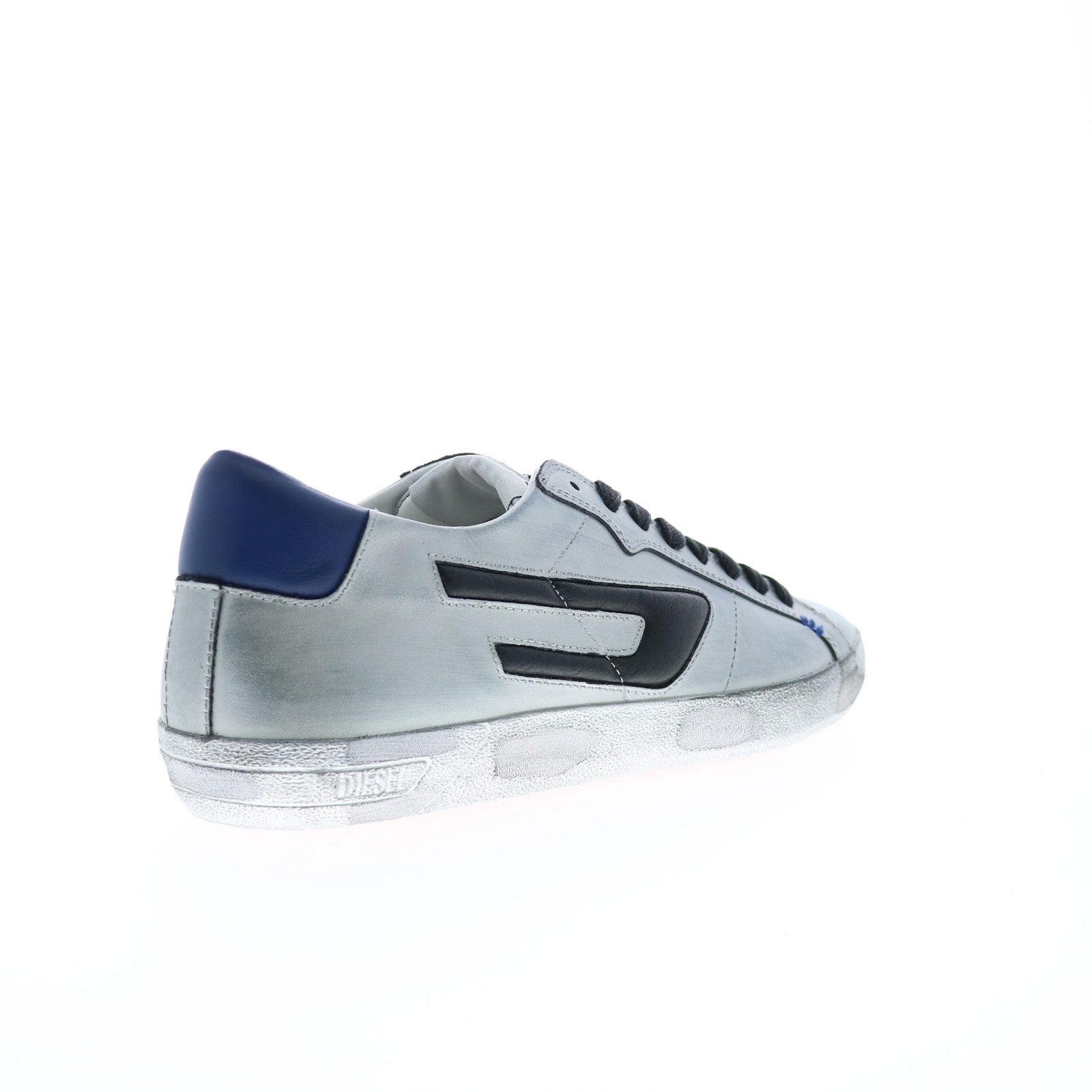 Diesel S-Leroji Low X Y02971-P4791-H1130 Mens Silver Sneakers 